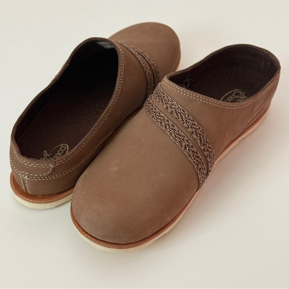 Chaco Harper Slide Caribou Nubuck Leather Slip On Mule Women J106372 Size 6.5 - Picture 3 of 9